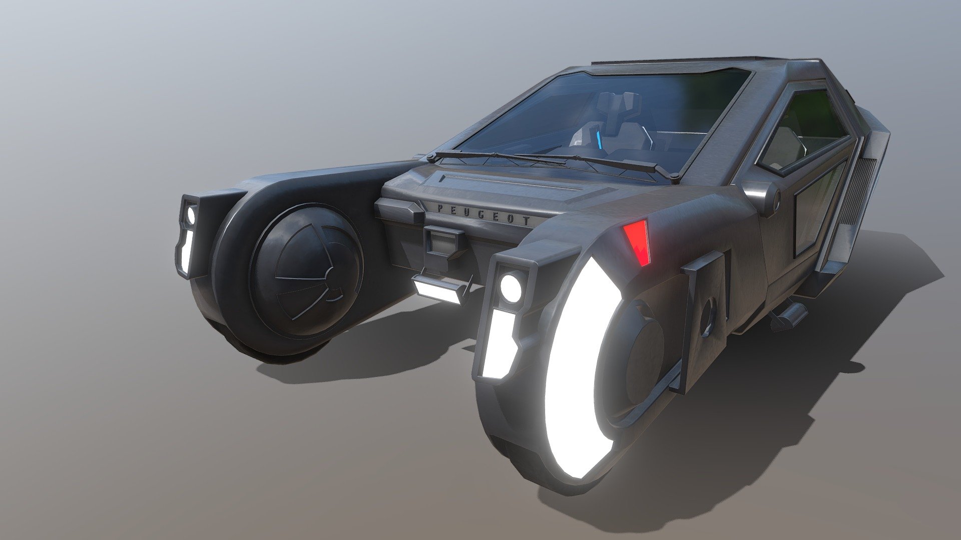 Week 7 of the on going project modelling K's Spinner from Blade Runner 2049. Was unfortunately unable to put final version onto Sketchfab due to changing and optimising textures in Unreal, but this was used as the final model/wireframe 3d model