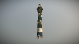 Lighthouse plants, lighthouse, props, game