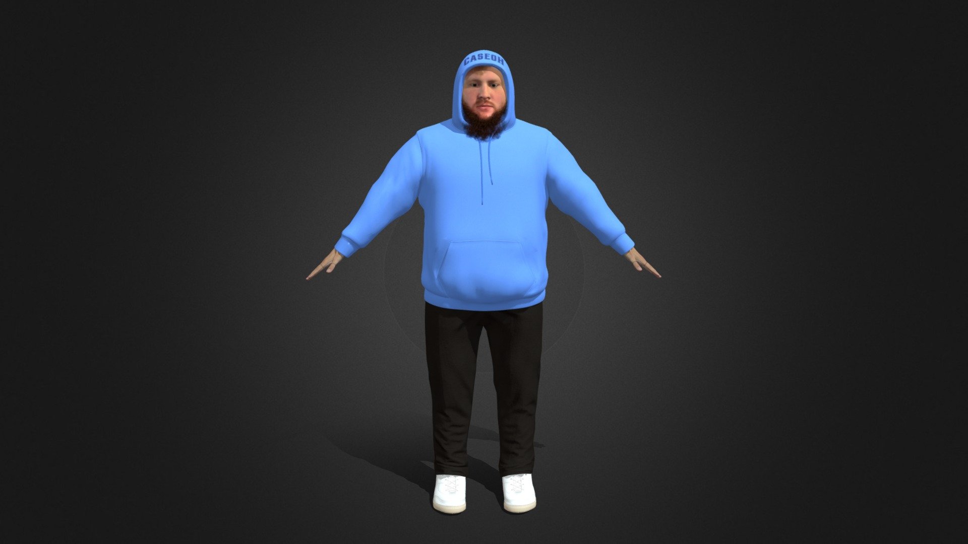 3D model of Caseoh

We can create 3D models of all famous artists or custom characters. You can send me a message on Instagram if you’re interested –&gt; https://www.instagram.com/valone.future/ - Caseoh - 3D model by ValOne 3d model