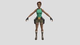 Fortnite: Lara Croft v3 and, games, for, unreal, epic, lara, croft, engine, v3, ue, fortnite, unity, 3d, model, free, download