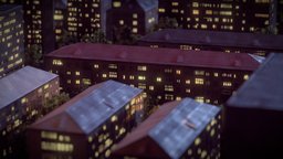 Post soviet lowpoly buildings trees, district, russian, dormitory, background, bushes, post-soviet, buildings-house, background-lowpoly, asset, blender, lowpoly, city, structure, building, street, residential-area