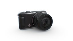 Pocket digital mirrorless camera body, object, photo, product, white, photography, compact, electronic, mirror, classic, equipment, lens, camera, professional, less, background, pocket, premium, isolated, photograph, render, 3d, design, technology, digital, concept, black