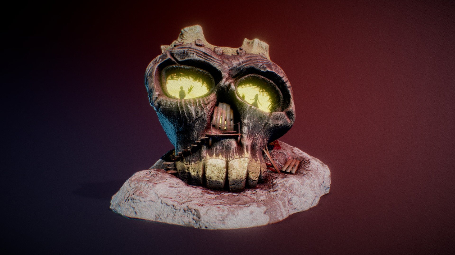 My entry for the #HauntedHouseChallenge 2020 challenge.

We don't have much Halloween here in the Netherlands, but we should!! Great fun again to participate and create something for this kind of challenges.



Workflow:

Zbrush for basic low and high poly skull / attributes modeling

Blender for UVmapping

Substance Painter for texturing

Back to Blender for rendering - Haunted House - Skull - Download Free 3D model by hullo 3d model