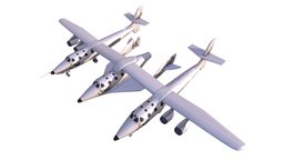 Scaled Composites White Knight Two mothership, two, white, airplane, nasa, wk2, spacecraft, launch, aircraft, jet, cargo, space-ship, scaled, composites, proteus, space-ship-two, space, knight