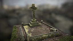 Old Stone Tomb tombstone, cemetery, old, tombstone-graveyard-historical-architecture, photogrammetry, stone, tomb, history