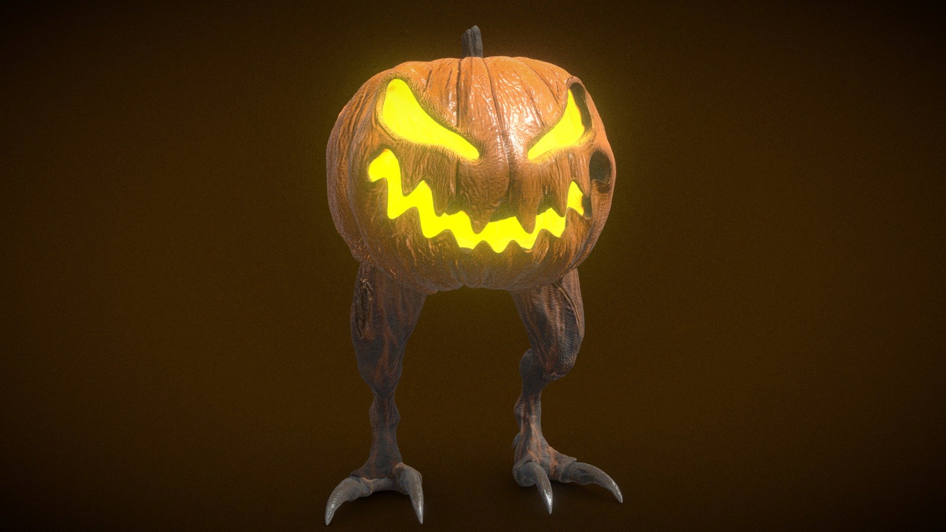 Happy Halloween! - Pumpkin Monster vol.2 - Download Free 3D model by Robin.Mikalsen 3d model