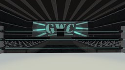 GWC Wrestling Arena stadium, wrestling, arena, light