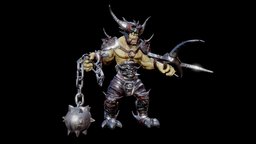DARKNESS WARLORD ANIMATIONS medieval, epic, fantastic, boss, enemy, heroic, creature, monster, fantasy