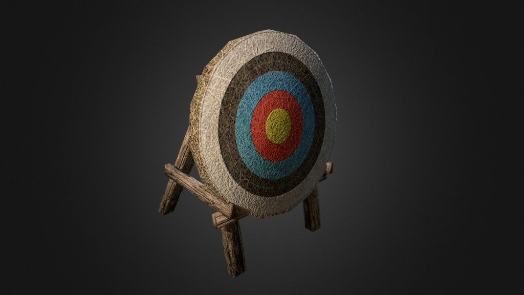 Archery_Target - 3D model by Rakasch 3d model