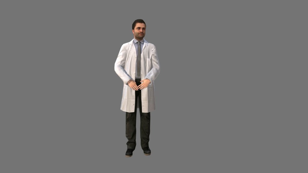 Copyright @Psious.com - Doctor Animation Idle WIP - 3D model by xavioromi 3d model