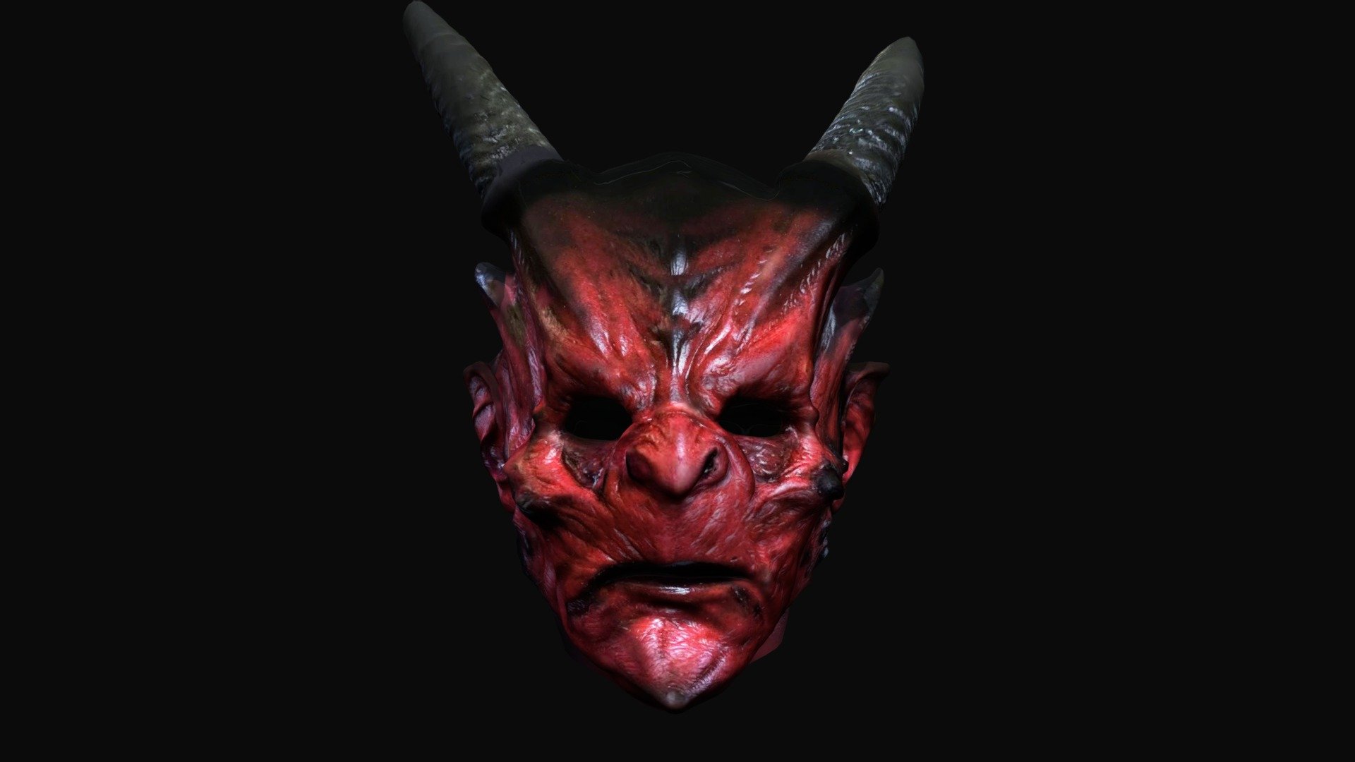 Demon Mask - 3D model by SNAPMASK (@vassiliosp27) 3d model