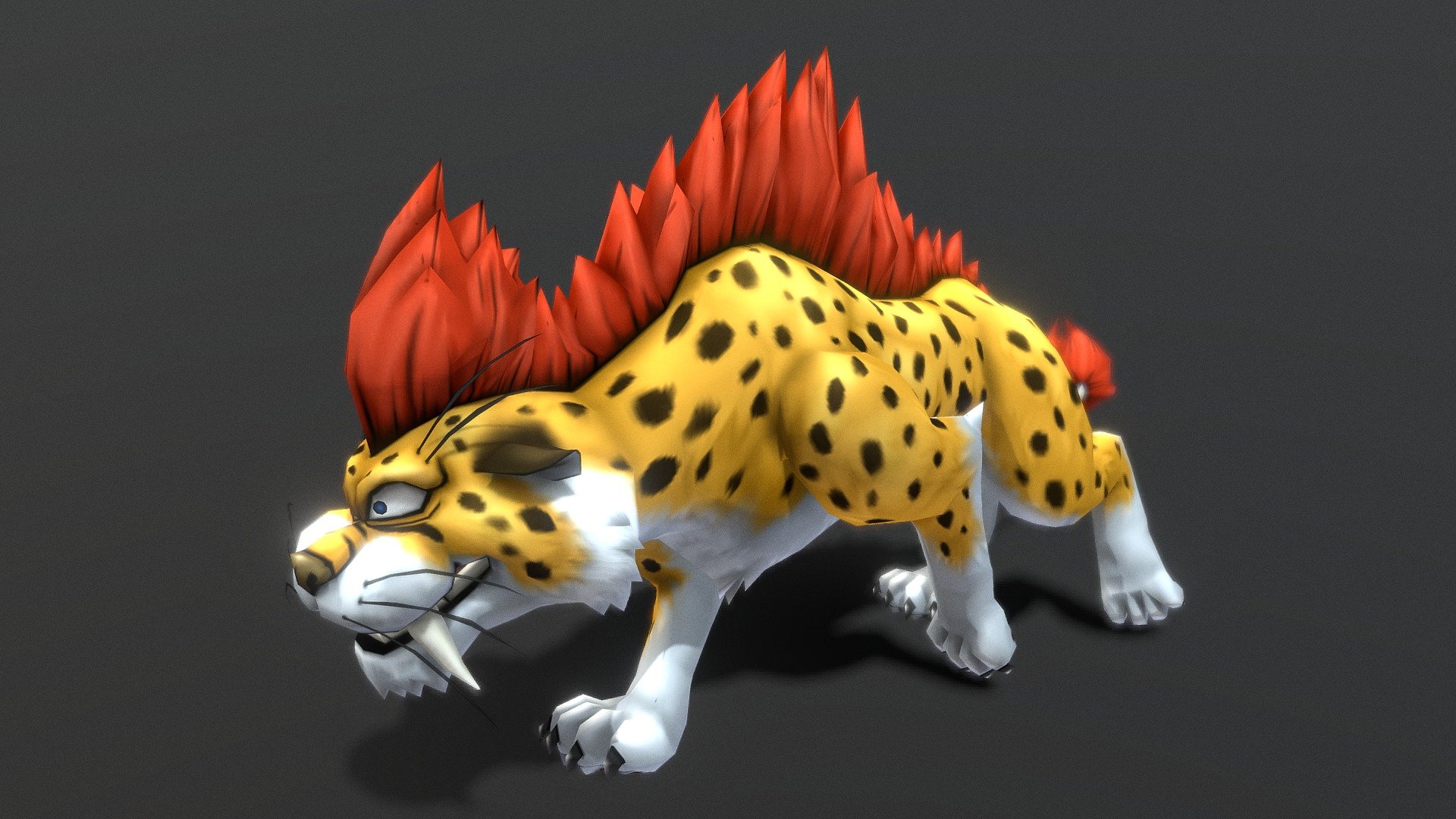 Tigers mutation - 3D model by buffalo85 (@3dnguyenduy) 3d model