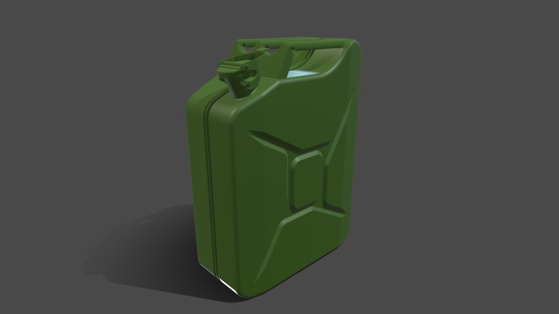 Jerry CAN_20L 3d model - Jerry CAN_20L - Download Free 3D model by 3DDomino 3d model
