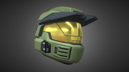 Mjolnir MKV-Gamma Helmet armor, fanart, videogame, mjolnir, spartan, cyborg, halo, video-games, mkv, scifi, helmet, sci-fi, haloinfinite
