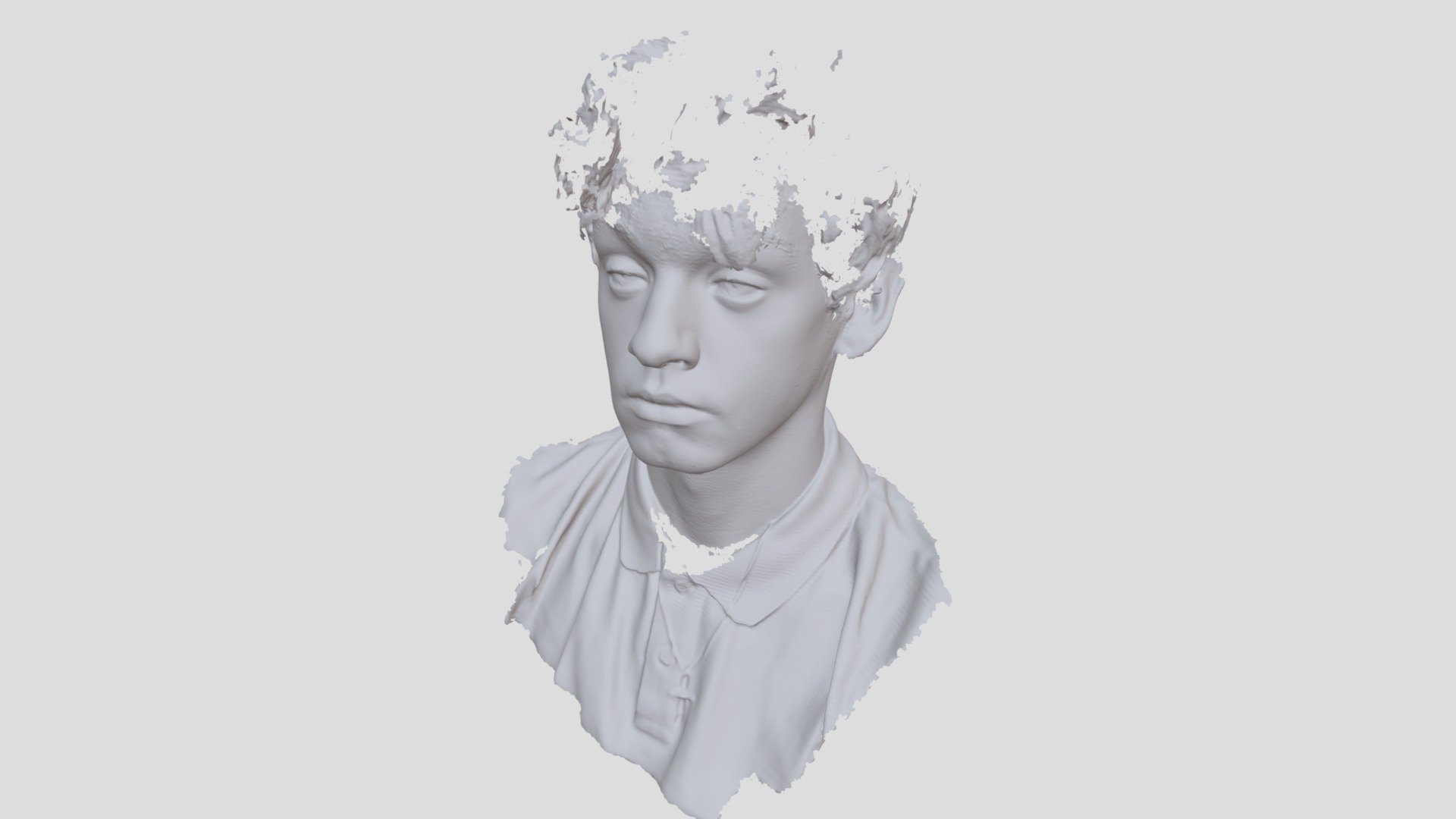 Sean Face Scan - 3D model by Ursula Ackah (@MMUDMB) 3d model