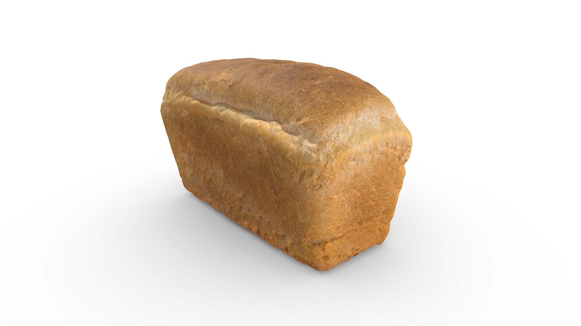 High-poly loaf of wheat bread photogrammetry scan. PBR texture maps 4096x4096 px. resolution for metallic or specular workflow. Scan from real food, high-poly 3D model, 4K resolution textures. Additional file contains source PNG texture maps.

Additional texture maps: AmbientOcclusion, BaseColor, Diffuse, Glossiness, Height, Metallic, MetallicSmoothness, Normal, Roughness, Specular, SpecularLevel, SpecularSmoothness 3d model