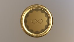 Infinity Coin coin, jewelry, cnc, bitcoin