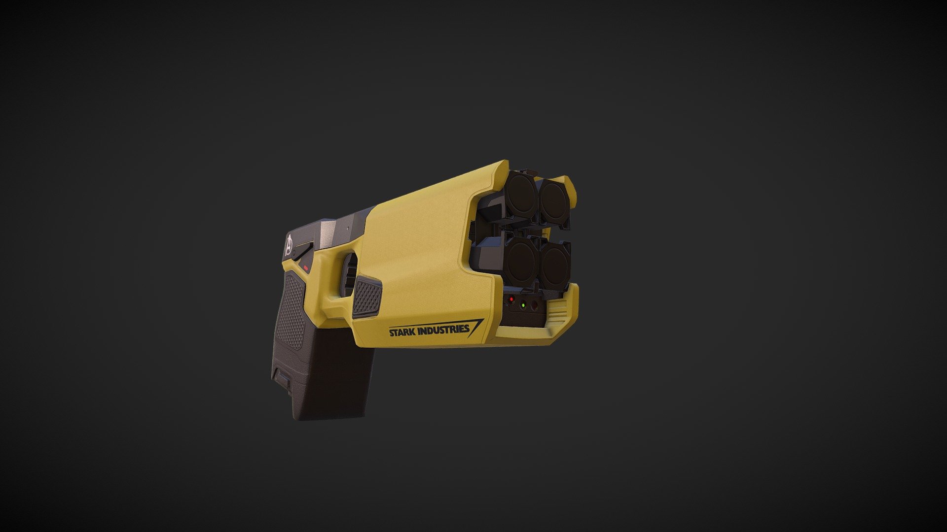 Axon's Taser7 with a twist. This is my first real hard suface model I have completed, I do hope to move foward from here and create much better models in the future 3d model