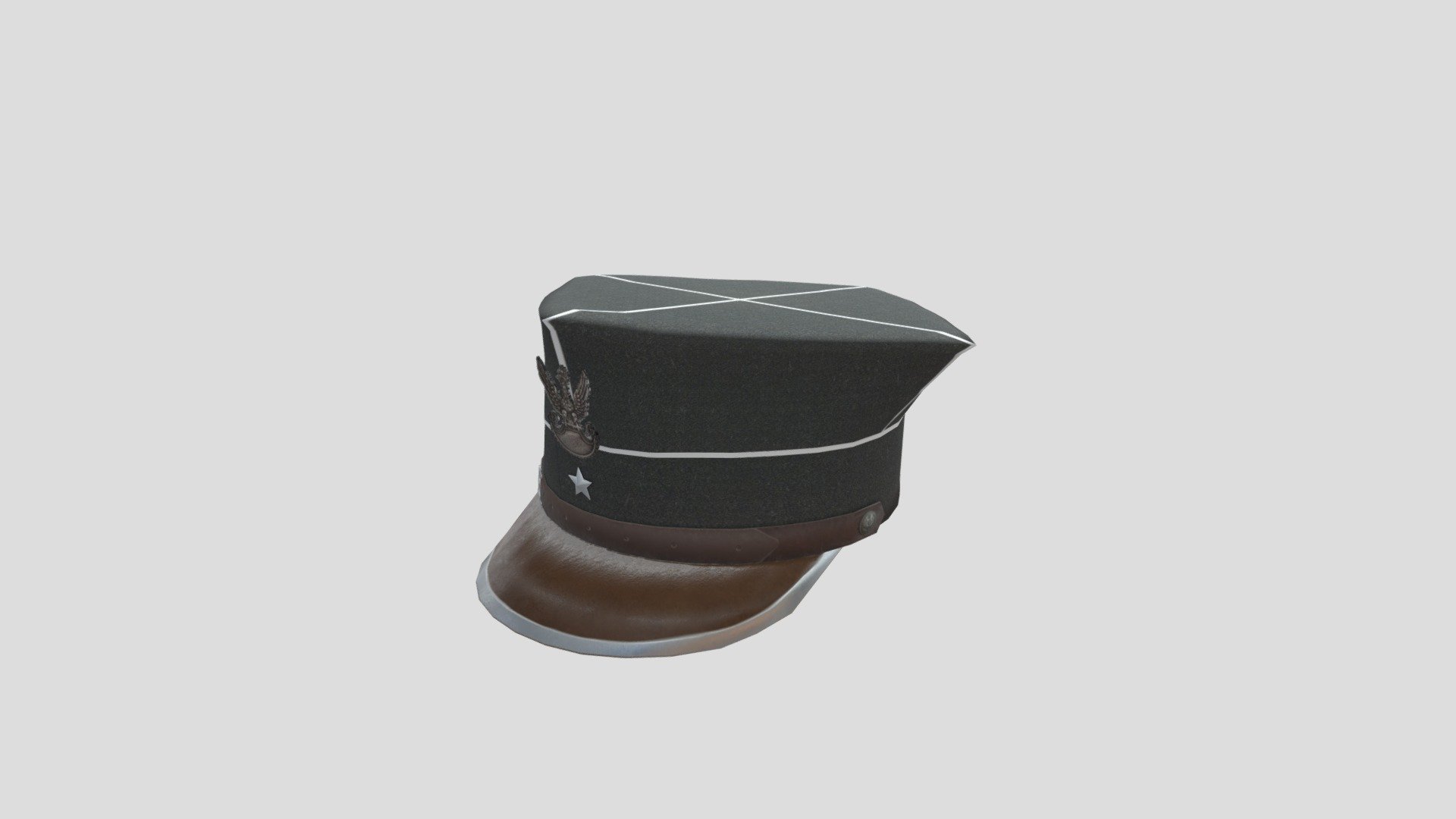 Hat used by Polish Army. This one is officer's version from 1919 3d model