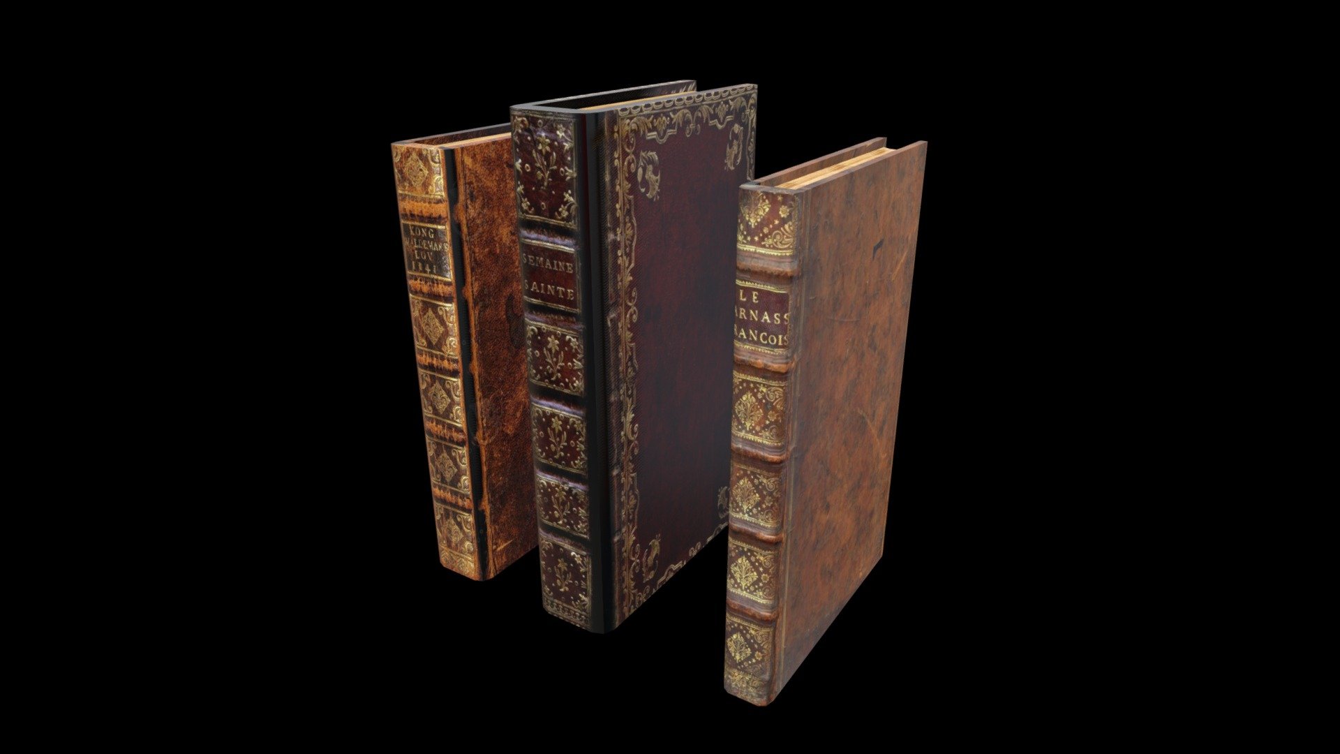 Ancient books 3d model for your game environment - Ancient Books - Buy Royalty Free 3D model by BANDANNA (@BAND_ANNA) 3d model