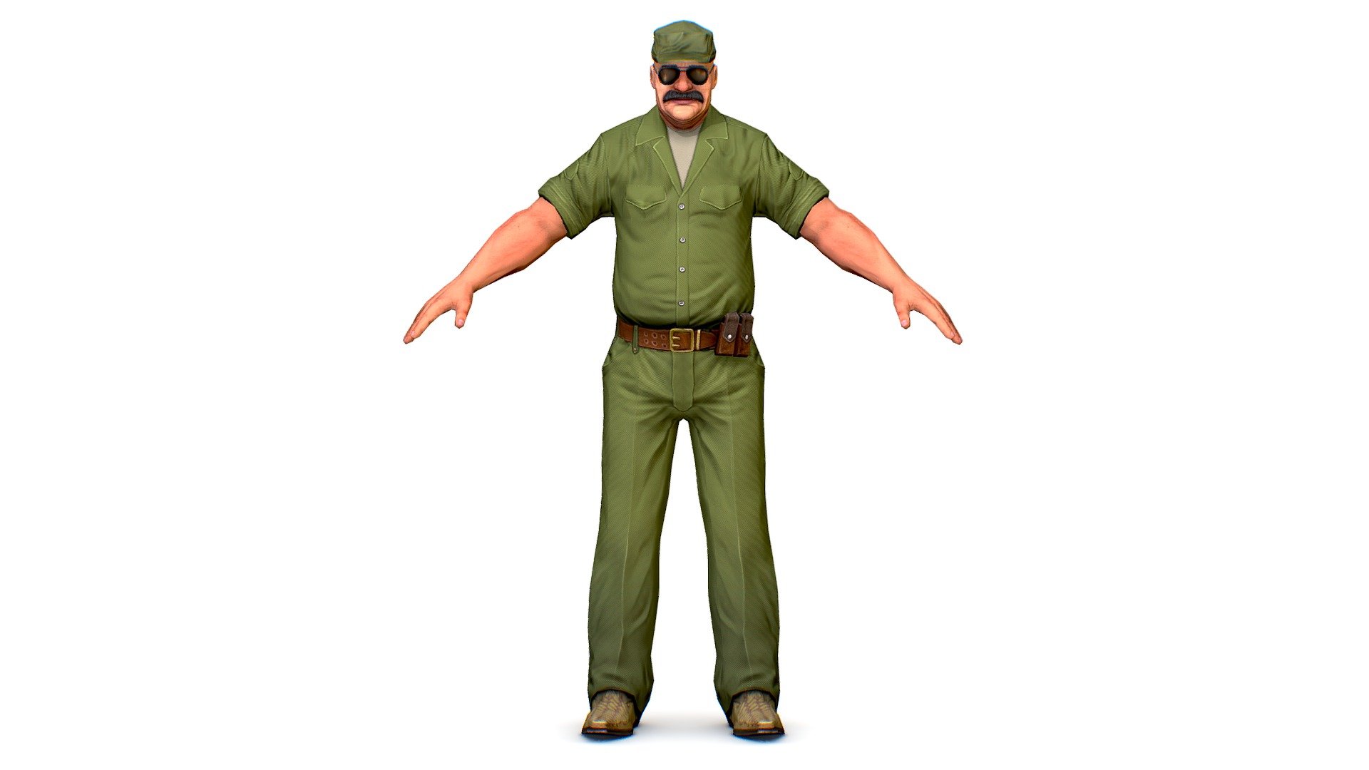 LowPoly Man Boss Slave Driver Chief Solder - LowPoly Man Boss Slave Driver Chief Solder - Buy Royalty Free 3D model by Oleg Shuldiakov (@olegshuldiakov) 3d model