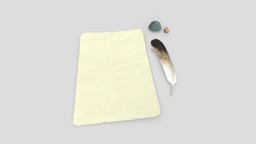 Quill Inkwell Parchment