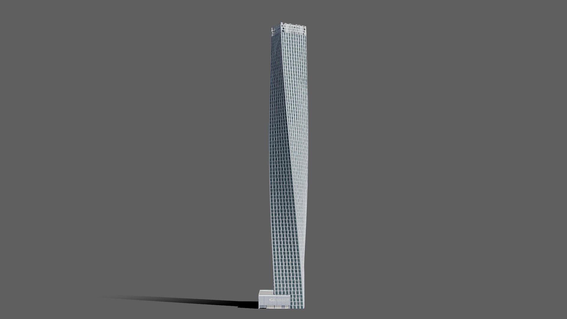 Cayan Tower - Dubai marina - Buy Royalty Free 3D model by 1Quad (@1.Quad) 3d model
