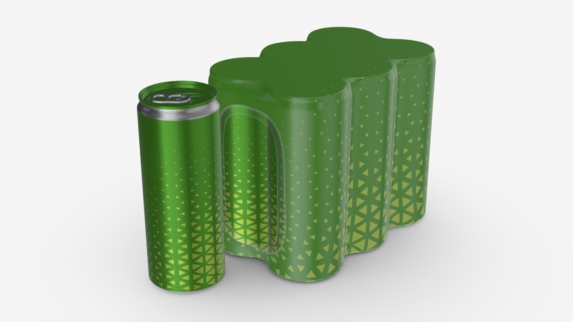Packackaging slim six 250 ml soda cans - Buy Royalty Free 3D model by HQ3DMOD (@AivisAstics) 3d model