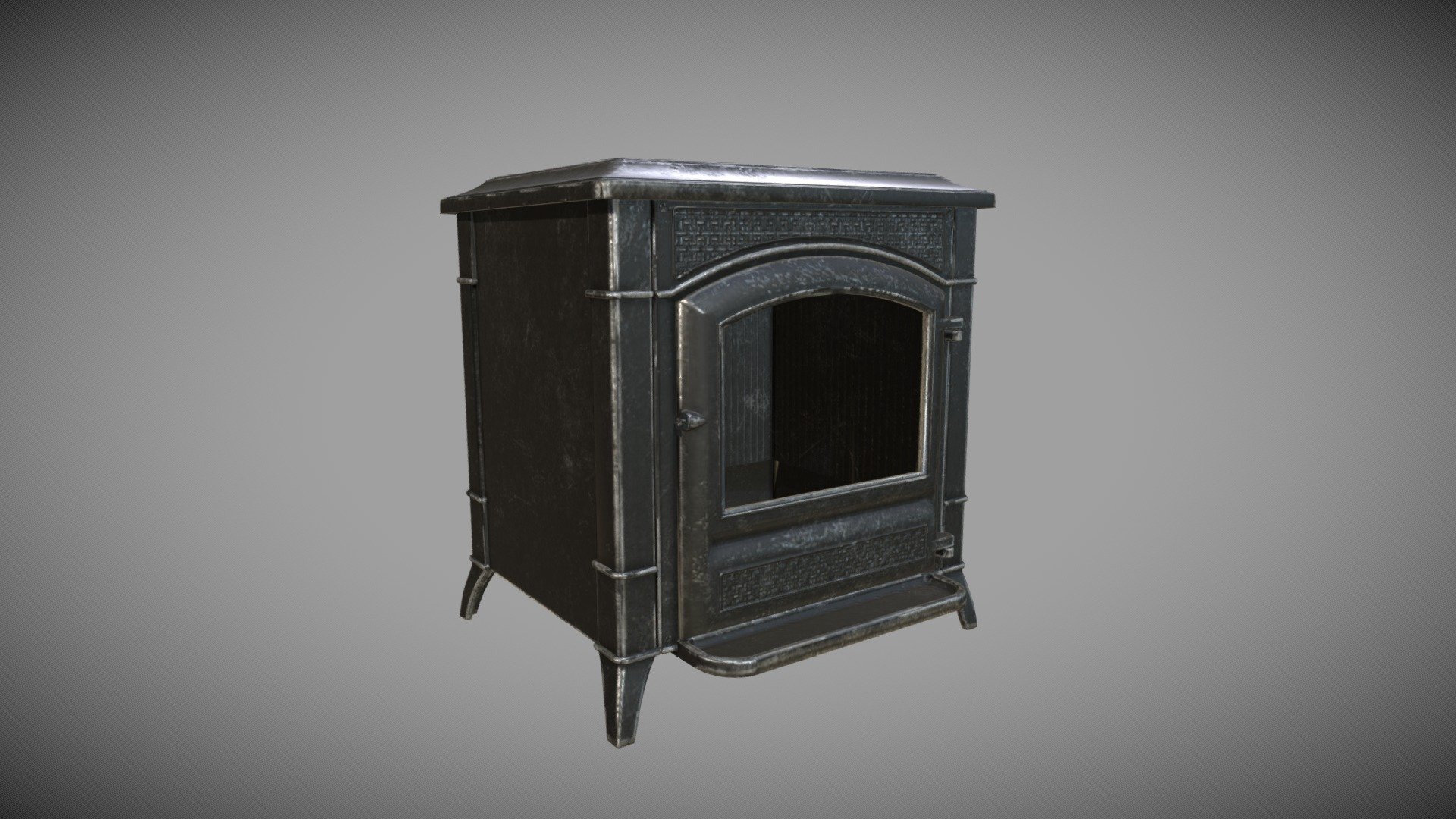 Old Fireplace - Download Free 3D model by Francesco Coldesina (@topfrank2013) 3d model