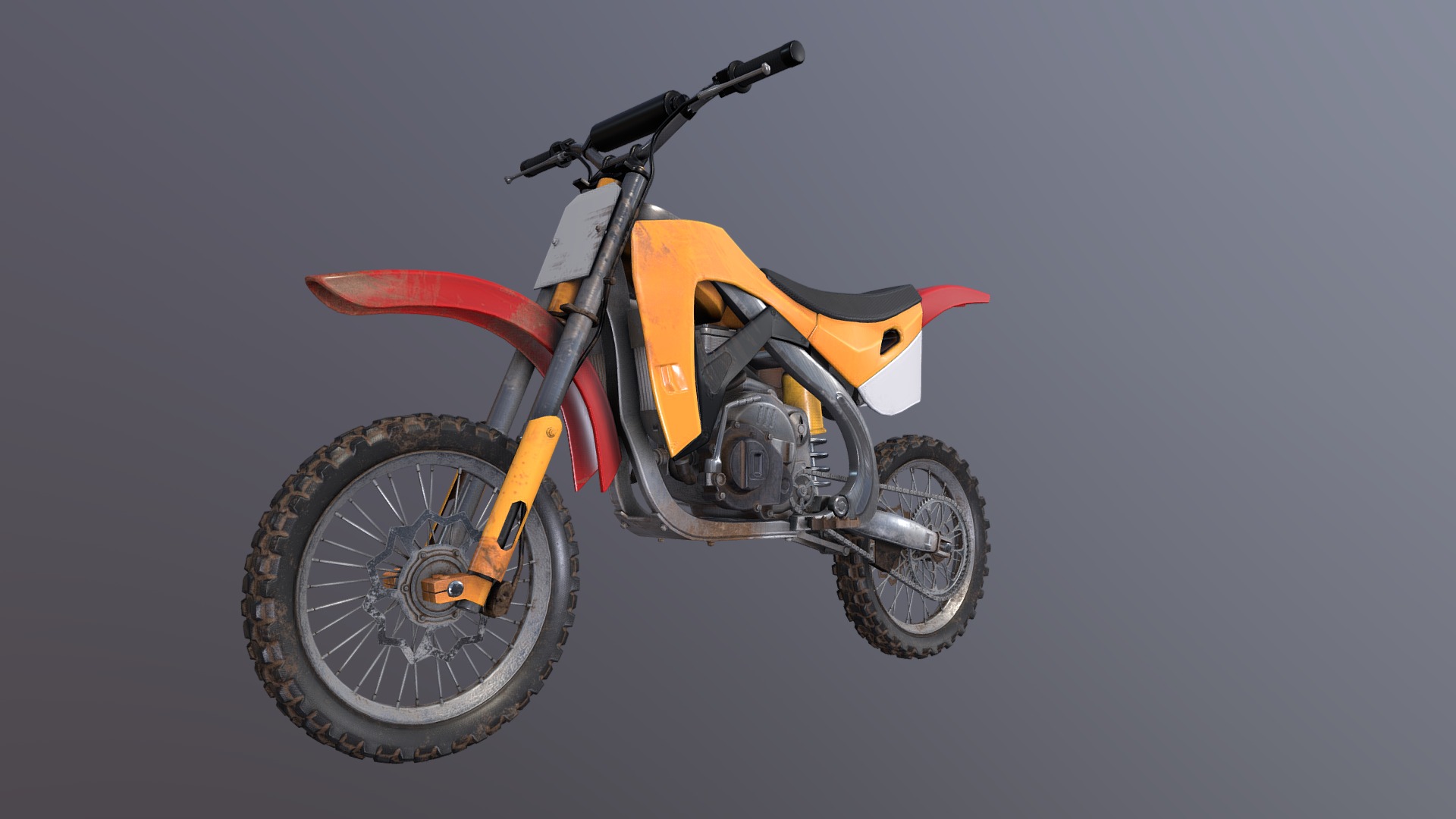 Dirt cross bike - CROSS Bikes - 3D model by irs1182 3d model