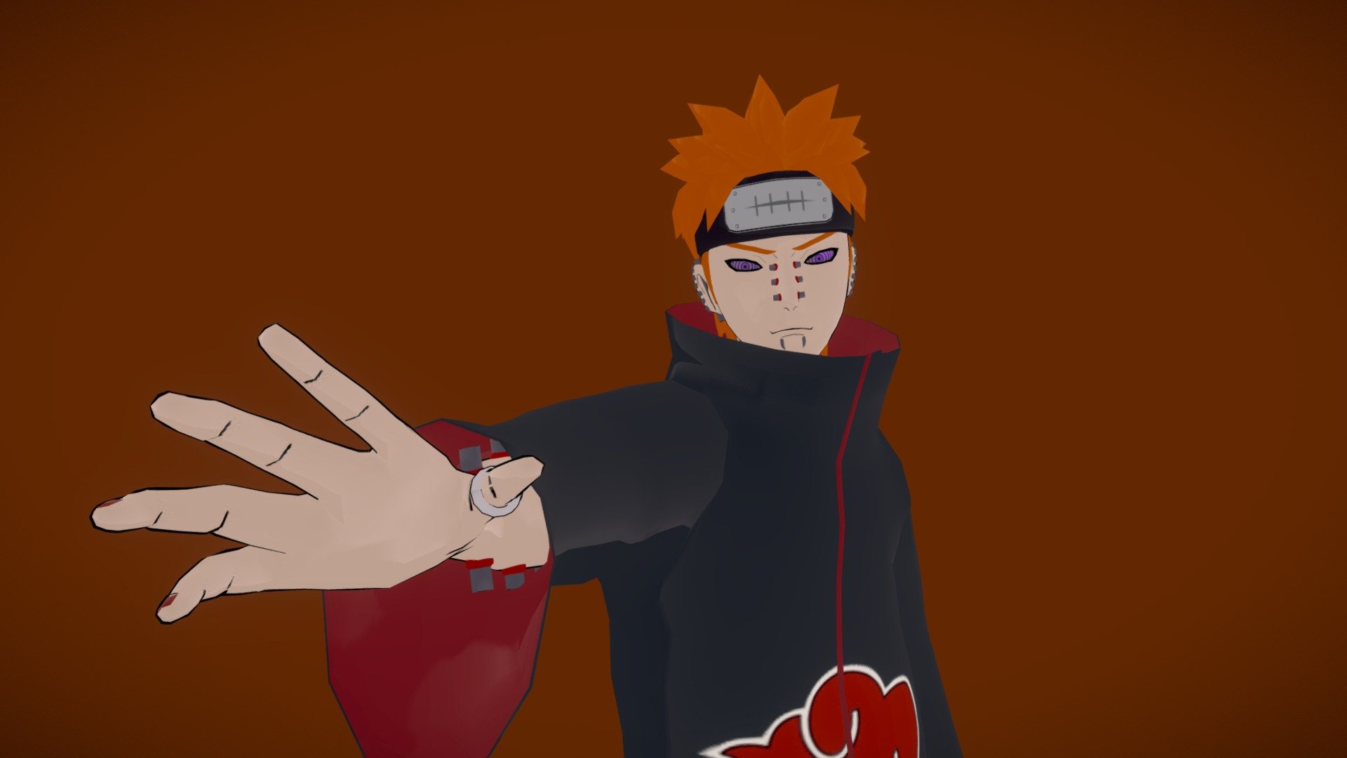 Made on Blender, Mid - High Poly Model, Includes Rig and Face Rig, UV Maps and it's Texture Painted

This is a model of Pain(Tendo) from Naruto, My goodness, this guy took a while to finish, mainly because of college but it's finally done, I wanted to make a model of this character for a while and decided that this would be the one to throw myself into learning how to rig a face. Granted it can get better, but I think I did a good job for a first try, I didn't want to use Rigify mainly to learn the process myself. Anyways I'm happy how it came out, That face and coat rig were a Pain in the butt if you catch my drift lol.

https://www.artstation.com/artwork/OmV24k

No animation for now. But one will come soon.

Triangles: 23k+ (27k+ with Robe)
Time: Too much to count (thanks college) - Pain (Naruto) - 3D model by maisth 3d model
