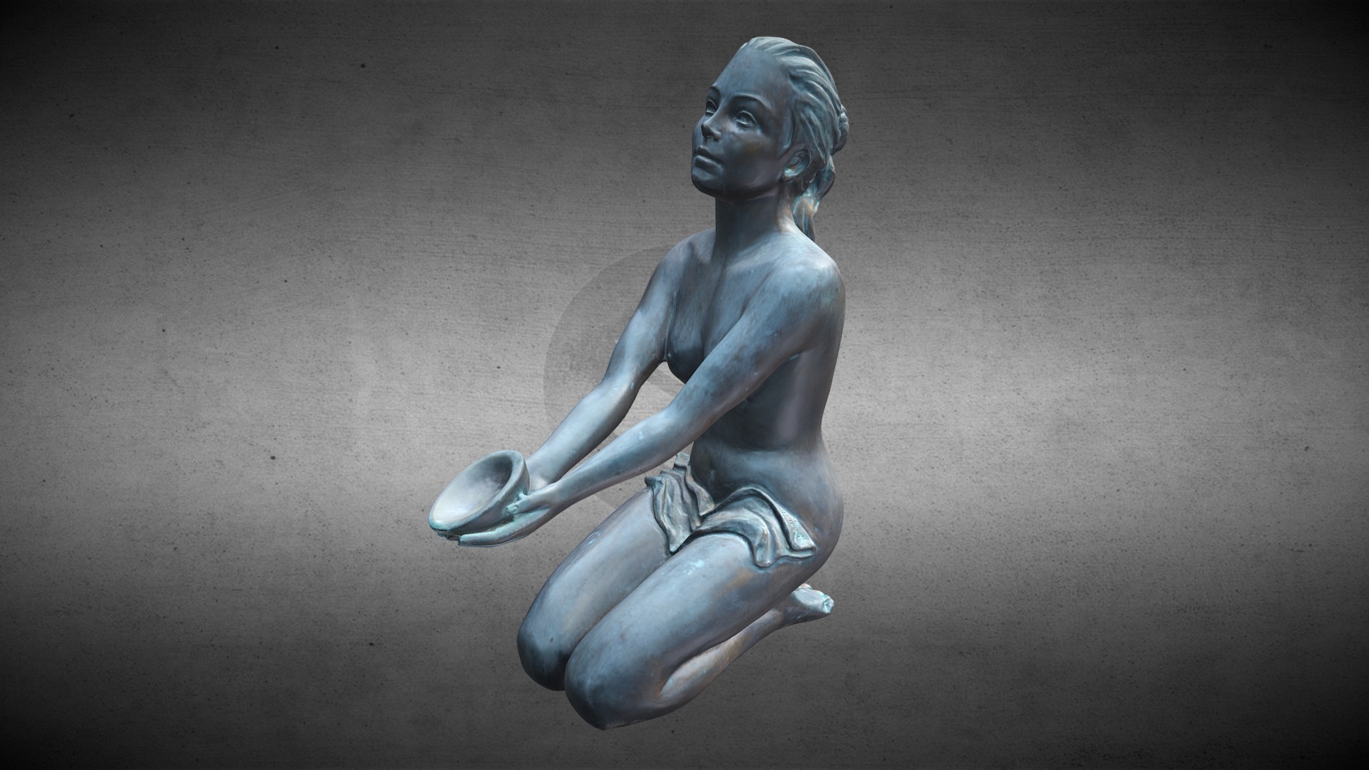 High detail 3D scan of a bronze statue of a sitting girl.

Water tight - can be used for 3D printing

Used technology:




GOM Atos III triple scanner with a 700MV for the geometry

Photogrammetry for the colors
 - High detail 3D scan - bronze statue of a girl - 3D model by TetraVision 3d model