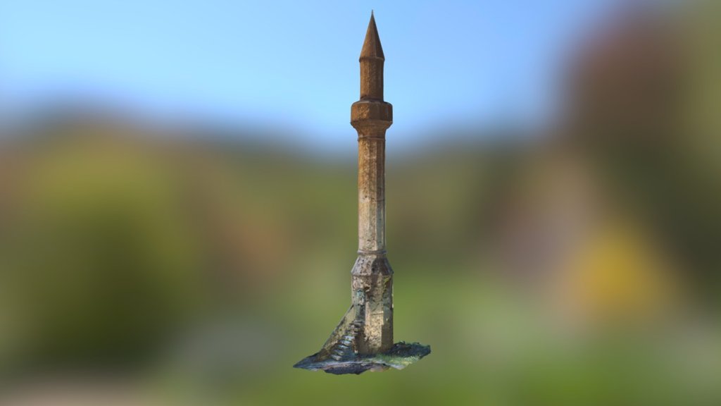 Érd-Ófalu (Mecset u.) - Érdi minaret - 3D model by GeodeziaZrt 3d model