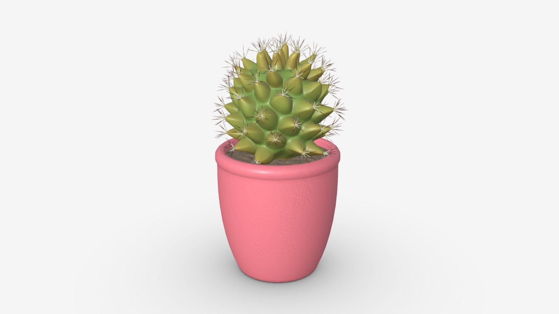 Cactus in pot - Buy Royalty Free 3D model by HQ3DMOD (@AivisAstics) 3d model