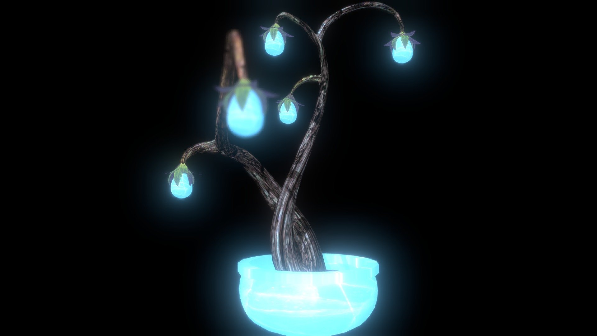 This is the plant I created for my week 8 CGT116 assignment 3d model