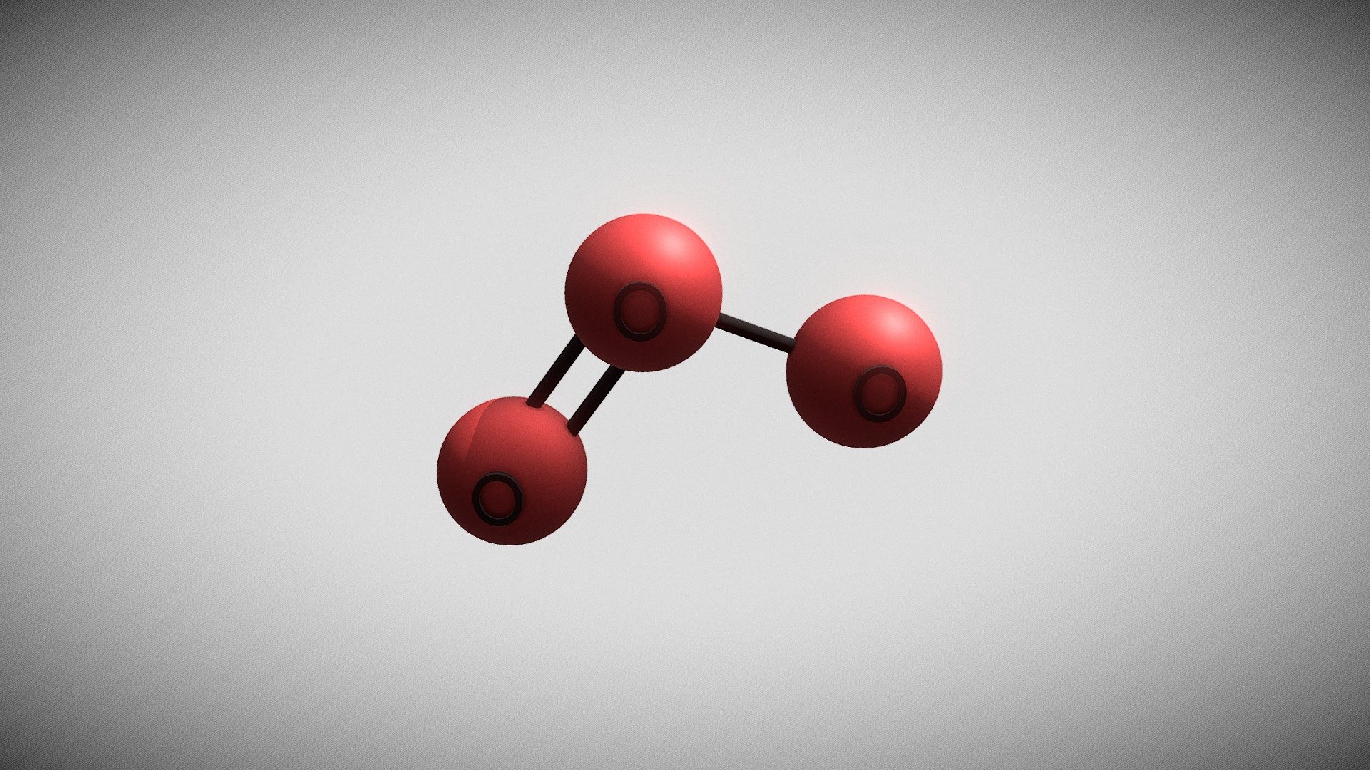 Молекула озона для курса &ldquo;Химия [7 класс]