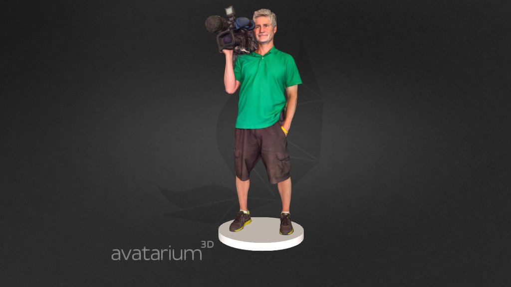 Roz the Cameraman - 3D model by Avatarium 3D (@avatarium3d) 3d model