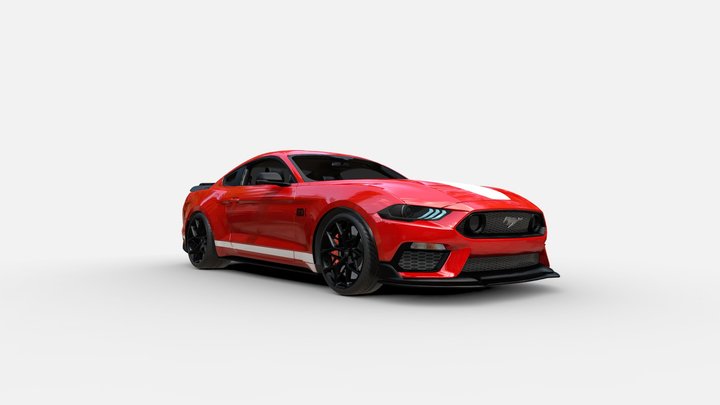 Could you please consider liking and subscribing to my account. Your support would mean a lot to me. Thank you! - 3d Model Mustang Mach 1 - Buy Royalty Free 3D model by zizian 3d model