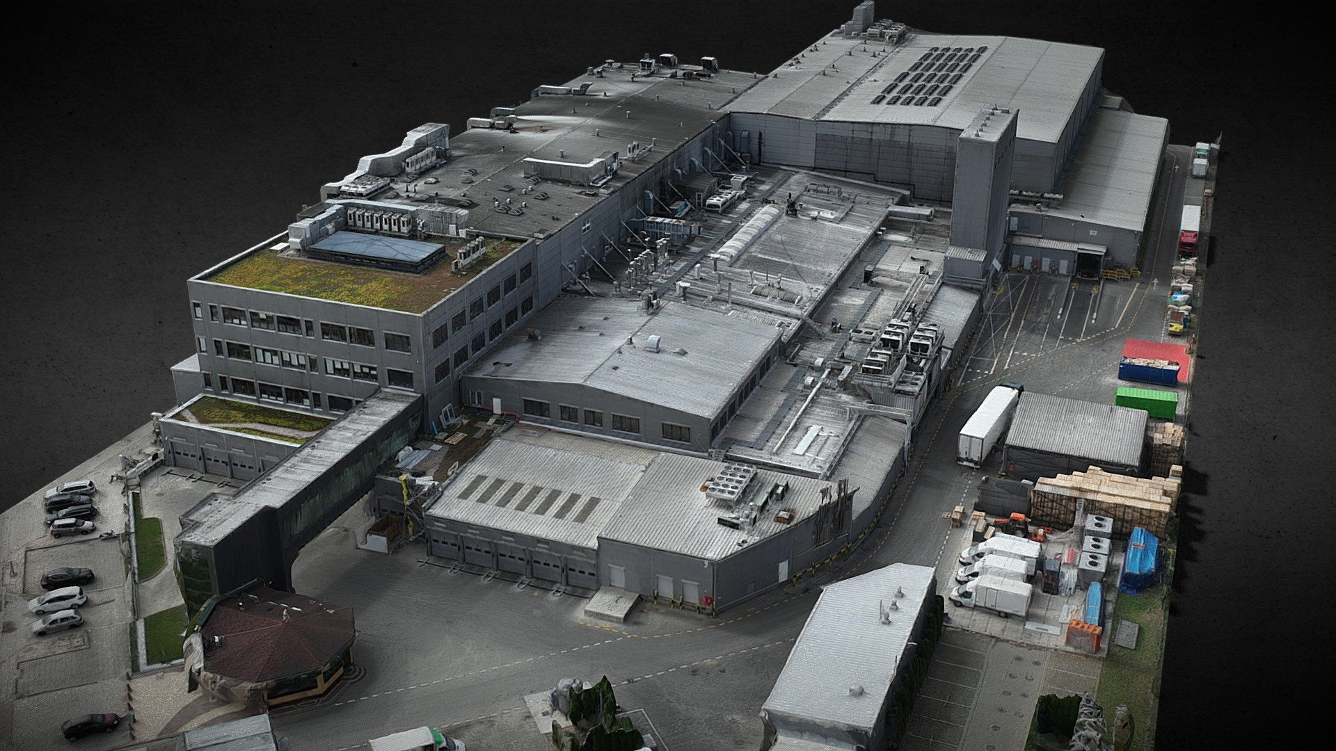 maps 8k: BaseColor
maps 4k: Roughness, Disp, Nrm, Ao - factory buildings industrial photoscan - Buy Royalty Free 3D model by looppy 3d model