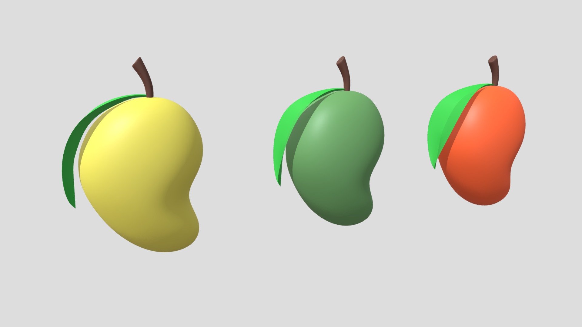 -Cartoon Cute Mango Fruit.

-1 Mango contains 3 objects.

-1 Mango Vert : 6,614, Poly : 6,528.

-This product was created in Blender 2.8

-Formats: blend, fbx, obj, c4d, dae, abc, stl, glb,unitypackage.

-We hope you enjoy this model.

-Thank you 3d model