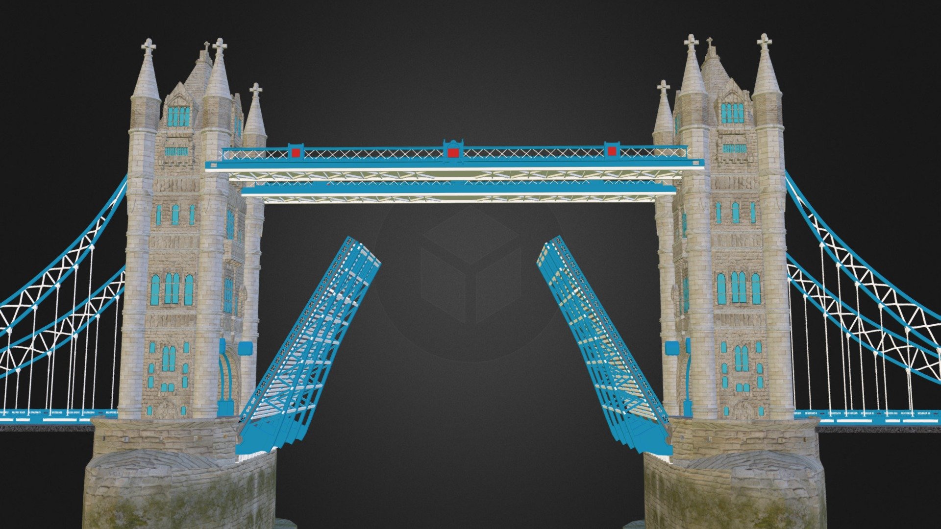 Modeled in Blender , A bridge whit a mix of medieval arquitecture and modern engine

BI materials and just 4 textures

More in http://skaldy3d.wordpress.com - Bridge Tower - Buy Royalty Free 3D model by Skaldy 3d model