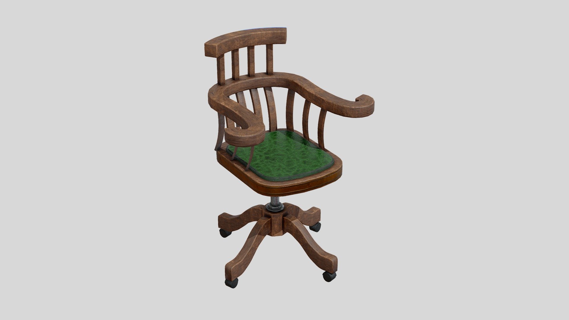 Free download：www.freepoly.org - Chair-Freepoly.org - Download Free 3D model by Freepoly.org (@blackrray) 3d model
