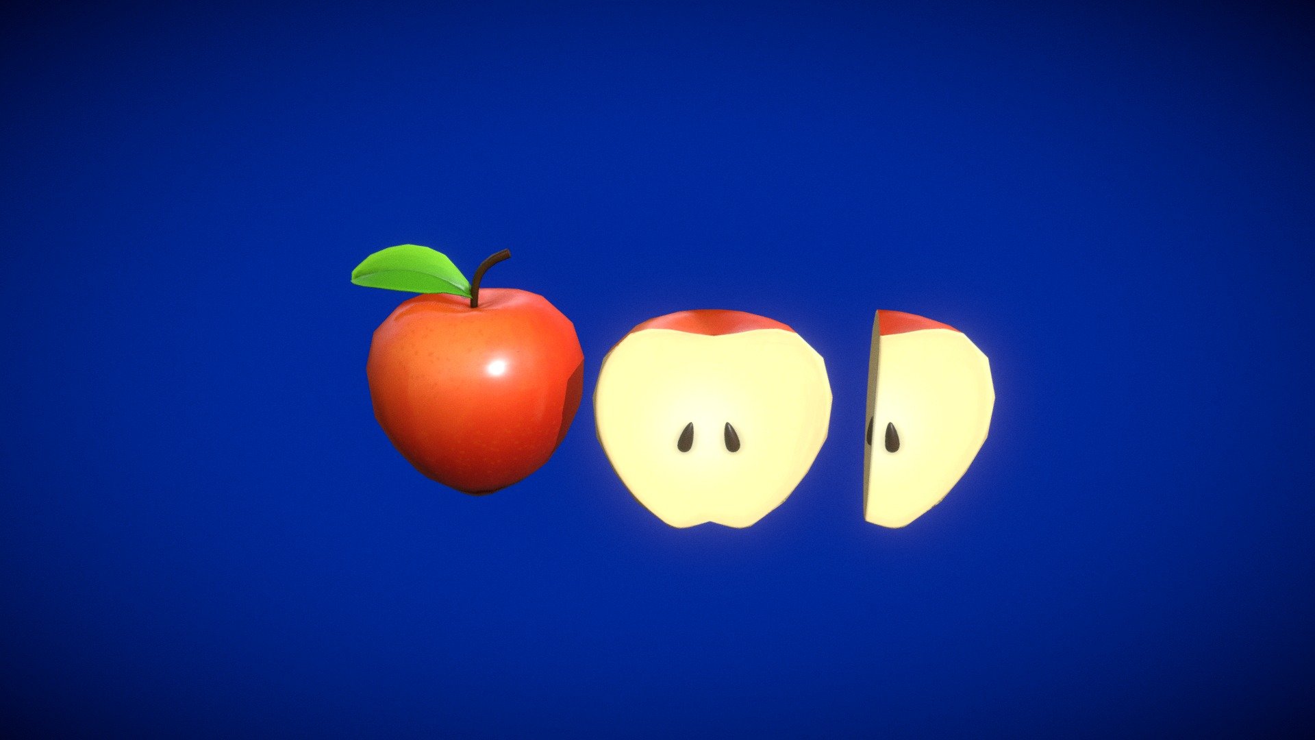 Stylized red apple

complete apple + half apple + slice - Red Apple - Buy Royalty Free 3D model by Elo (@eporoli) 3d model