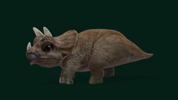 Triceratops Baby Dinosaur Reptile animals, creatures, period, triceratops, cretaceous, ceratopsian, reptiles, cub, north-america, maastrichtian, animation, dinosaur, nyilonelycompany, triceratops-horridus, noai, anyimals, baby-dinosaur, dinosaur-baby, triceratops-baby, chasmosaurine