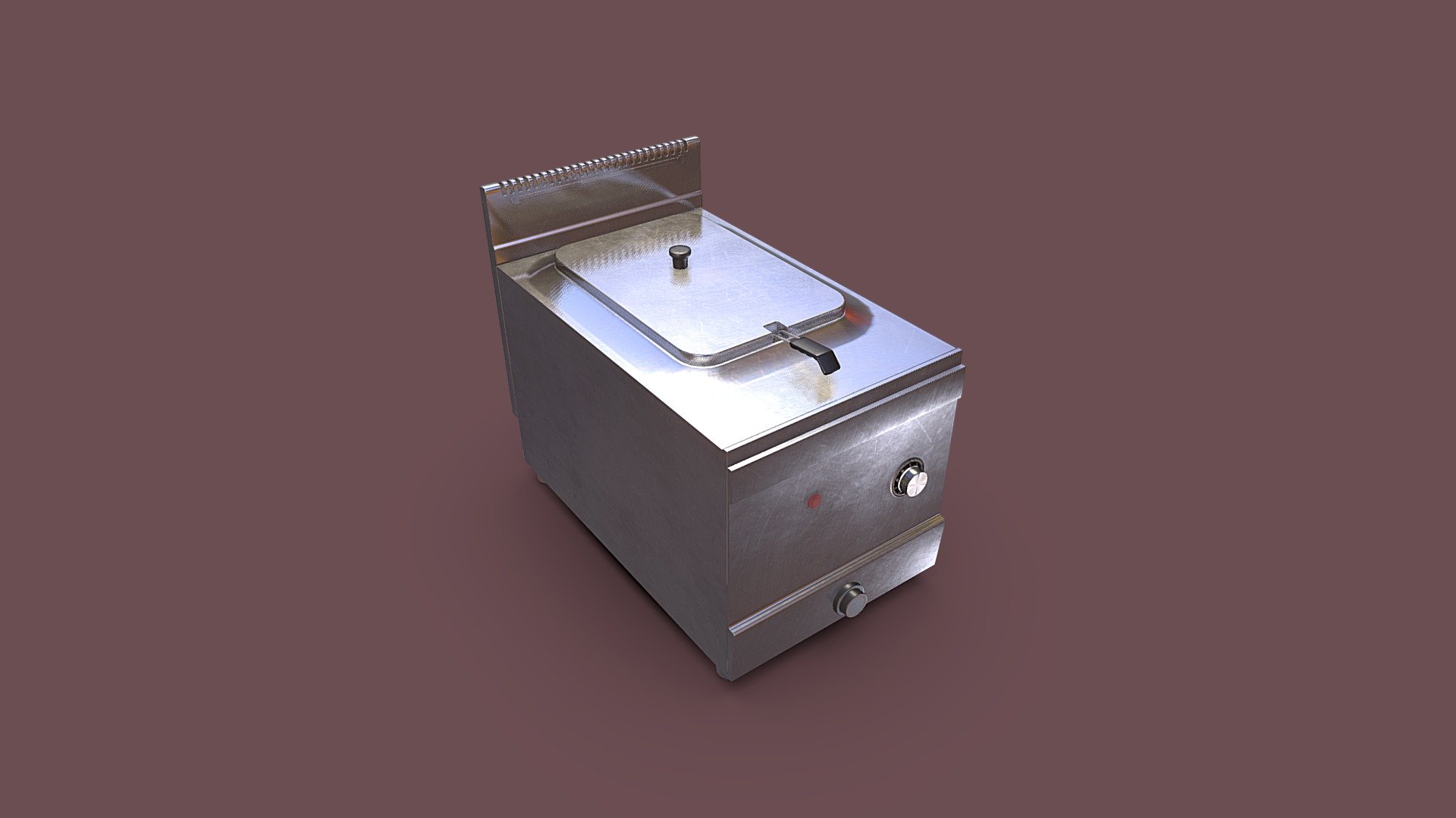 A mid poly model of a commercial gas deep fryer, useful for various purposes, It also consists a removable cover and a grill too so it can be used in any manner you prefer then whether its a game or an arch visualisation.

If you have any issue or query regarding this model or want to request other types of models, let me know in the comments 3d model