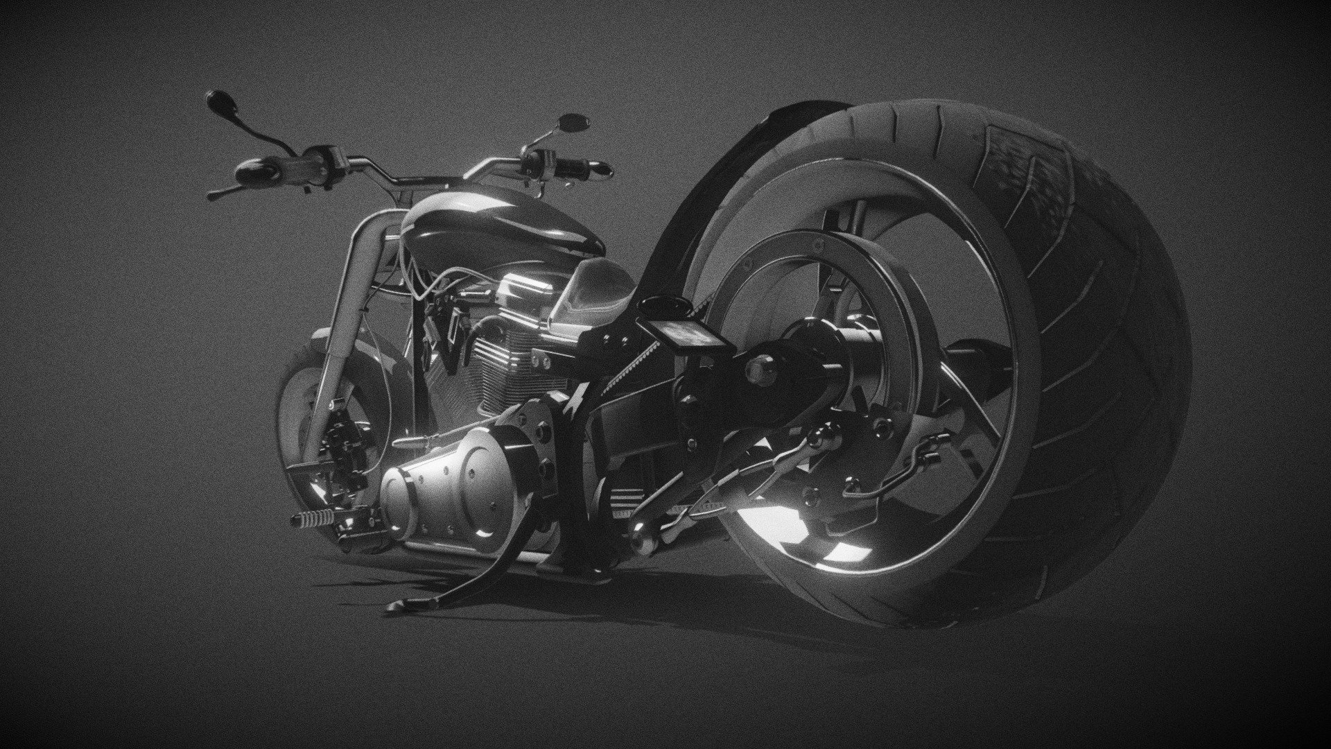 Bike harley - 3D model by dg (@dogma3d) 3d model