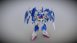 Gundam 00 Diver Ace Raizer ace, build, scratch, diver, 00, 3dsmax, 3dsmaxpublisher, gundam, raizer