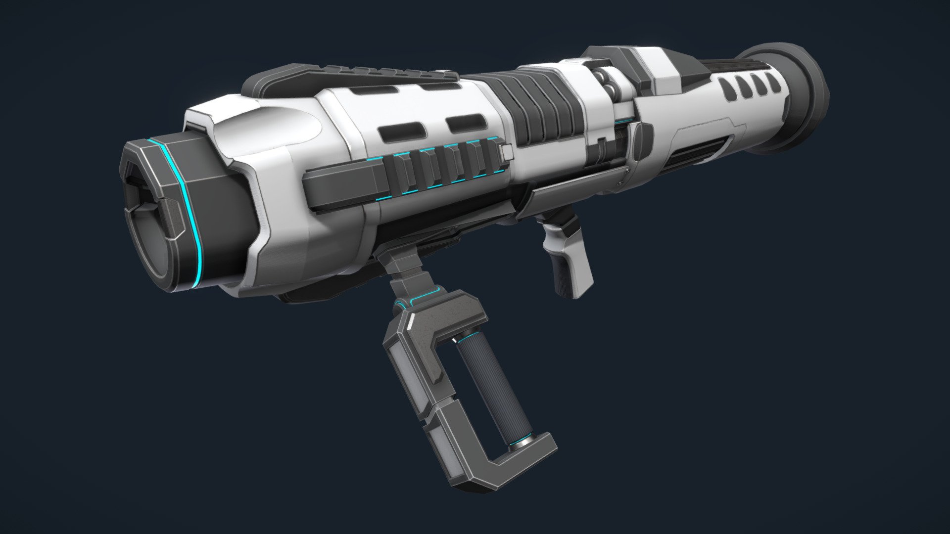 Made for Momentum Mod’s Defrag gamemode https://momentum-mod.org/

A spinoff of the &lsquo;original' Quake 1 rocket launcher, this weapon is the counterpart to my previous rocket launcher for our Team Fortress 2 Rocket Jump gamemode. Really enjoyed working the shapes out on the front half of this one. In the future, I would like to reimagine the midsection and rear details, but I'm nevertheless quite proud of this one!

https://twitter.com/False_3D

https://www.artstation.com/ethanvuong - Momentum Mod - Rocket Launcher (Defrag) - 3D model by False_ (@ethanvuong) 3d model