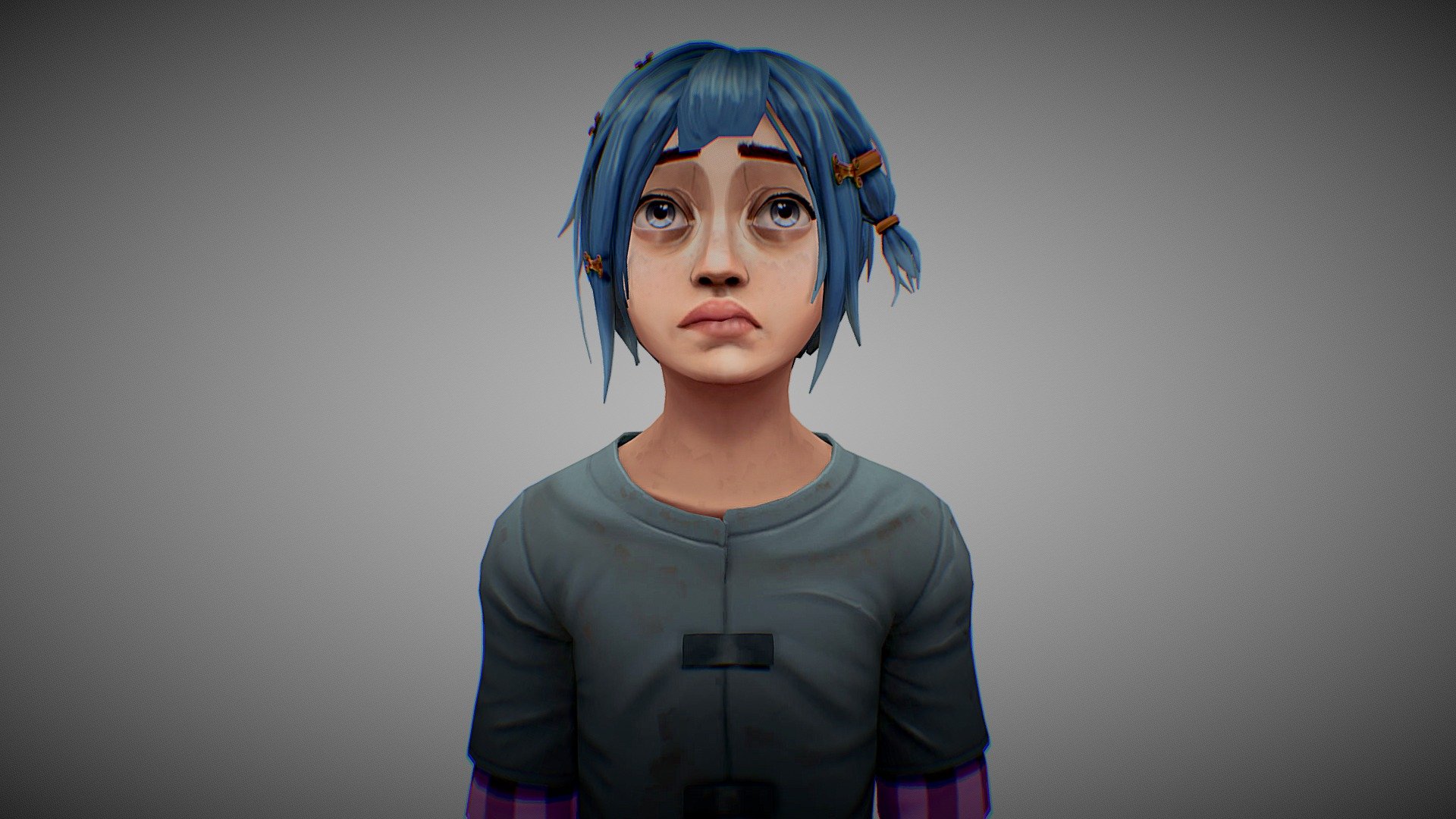 a model of powder (jinx) from tv series arcane leauge of legends

This model was created using zbrush, blender and 3d coat 3d model