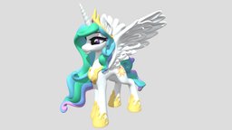 Princess Celestia (colored) My Little Pony unicorn, princess, celestia, mylittlepony, pony, mlp, equestria, alicorn